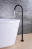 High Stainless Steel Quality Matt Black Moern Design Tub Mixer