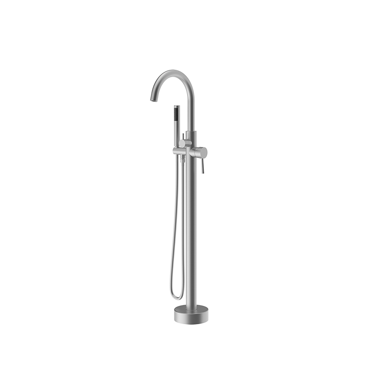 Large High Flow Rate Floorstanding Bathtub Filler Faucet Mixer DF-02043-2