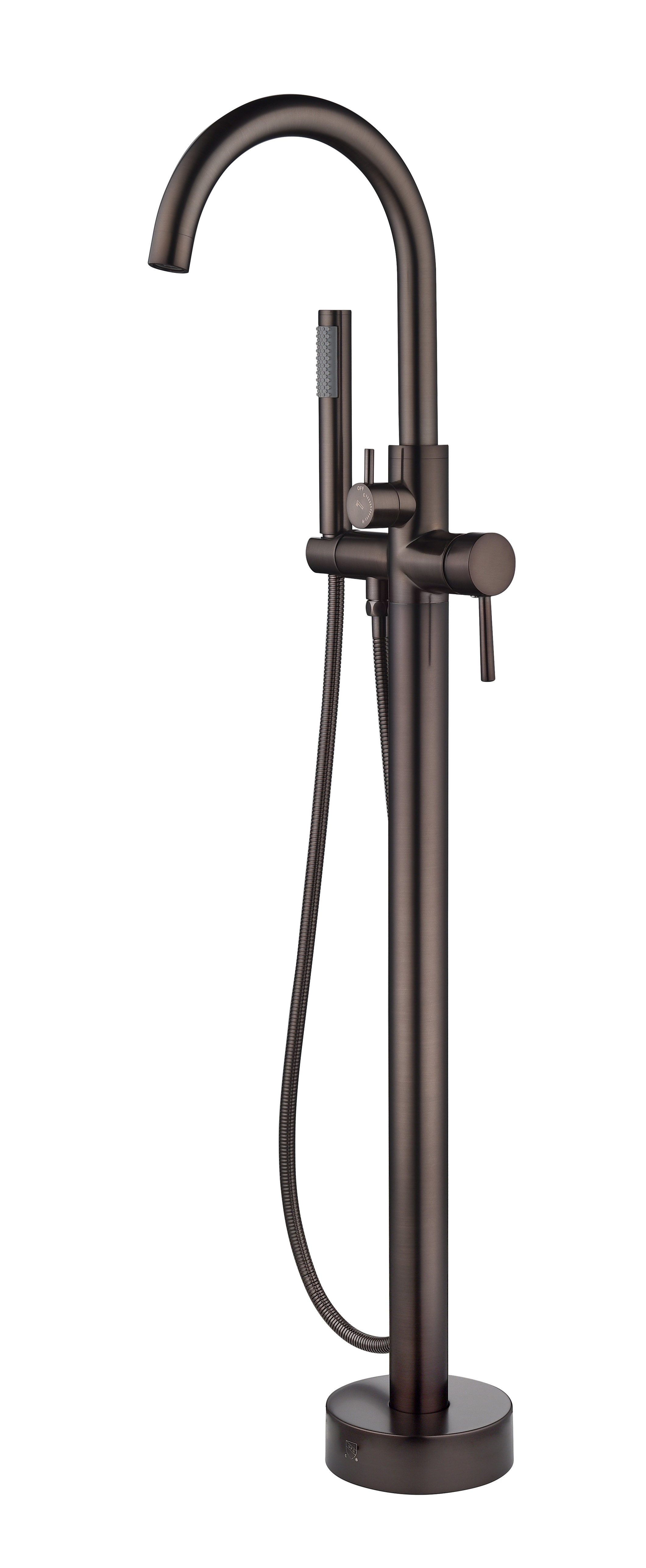 Best Hot Seller Black Color Floor Standing Shower Faucet Fot Bathtub