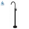 European Electroplated Matte Black Stand Mixer Bath Bathroom Watermark Floor Standing Tapware Design Alone Free Shower Faucet