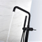 Hot and Cold Bathtub Faucet Floor Mounted Tub Faucet Bathroom Shower Mixer Tap