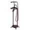 Antique Color Design Copper Hot Tap Free Standing Mixer Faucet for Claw Foot Bathtub