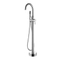 Freestanding Chrome Bathtub Faucet Mixer Water Manufacturers Floor Mount Hot And Cold Bath Tub Faucets