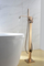 Amazon Bestseller New Freestanding Brass Bathtub Faucet Free Standing Bath Tub Filler Brushed Gold Taps Watermark