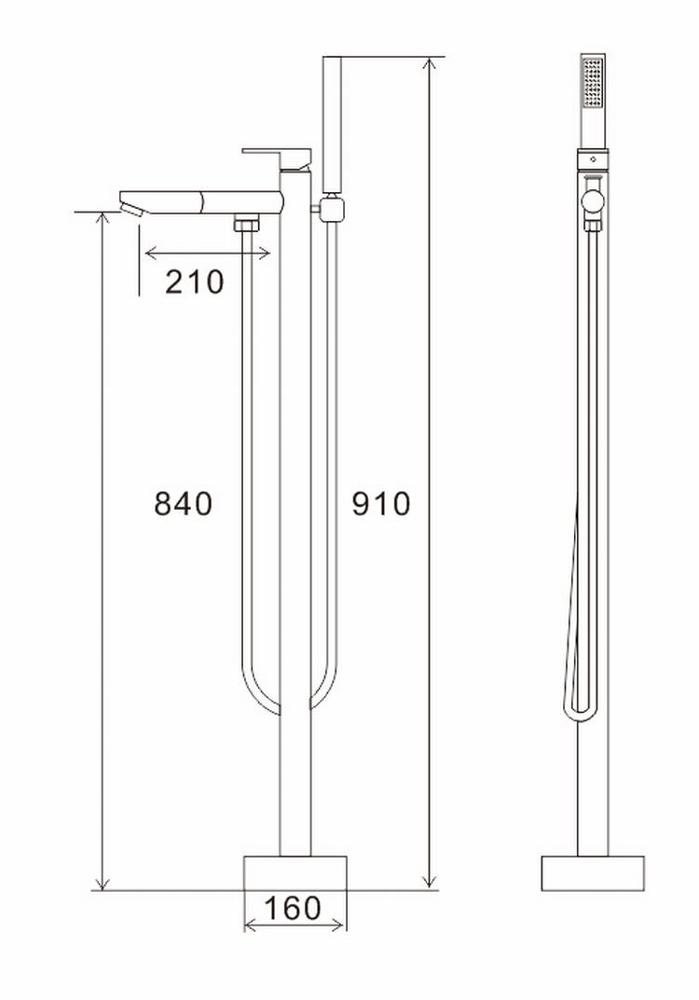 Cupc Faucet Bath And Shower Brass Bathtub Faucet And Mixer