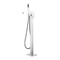 Stainless Steel Floor Standing Bathtub Faucet Bathroom Faucet