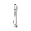 CUPC Chrome Bathroom Brass Freestanding Bath Tub Filler Faucet Mixer Tap For America Price