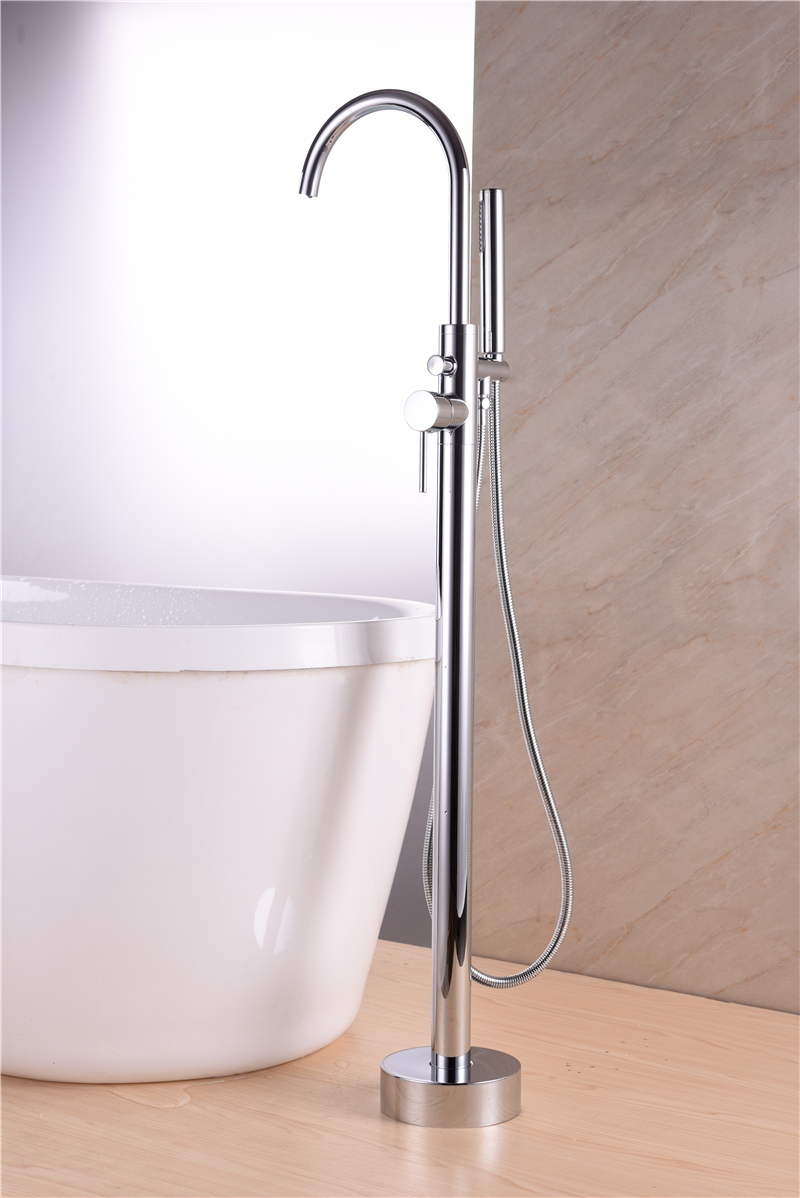Bathtub Mixer Bravat Stand Alone Shower S Free Standing Mixers Faucet High Tubs Ceramic Bath Tapwaterheadandstand