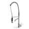 Factory Wholesale Price High Quality Chrome Brass Spring Kitchen Sink Faucet With Pull Down Sprayer Hot Cold Mixer Tap