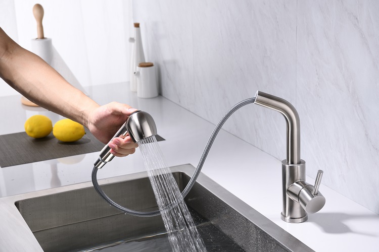 New design pull down kichen sink mixer tap faucet pull out miscelatore cucina, faucet cold and hot water for kitchen sink