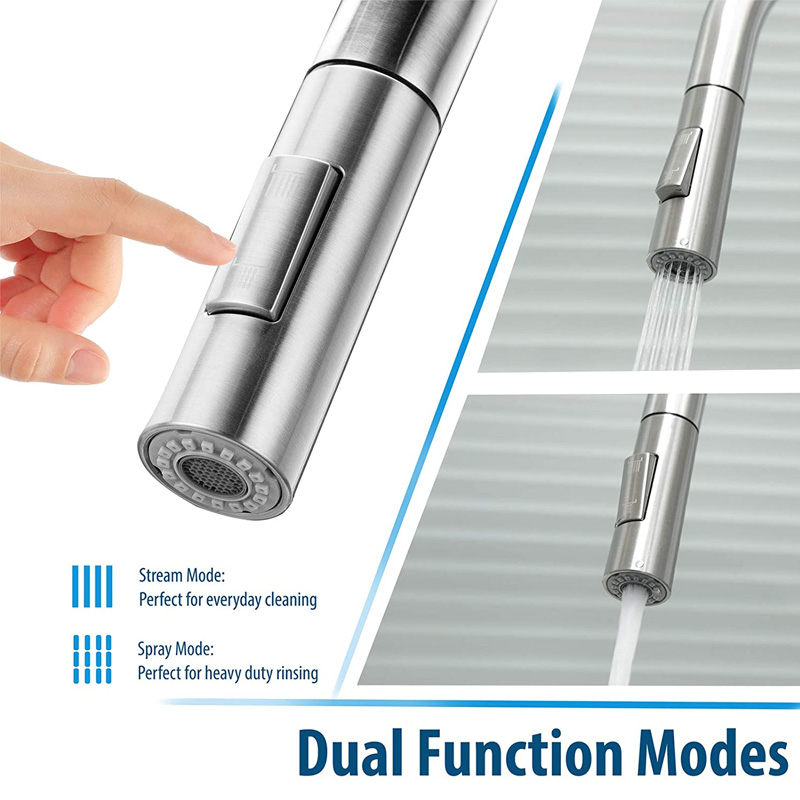 CE Approved High Quality Brass Pull Out Kitchen Faucet