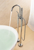  Floor-Mount Bathtub Faucet High Brass Quality Bathtub Mixer