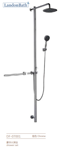 Unique Design Concealed Shower Matte Black Ceiling-Mount Shower Set