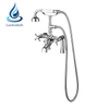 High Quality 304 Stainless Steel Deck-Mount Roman Bathtub Faucet