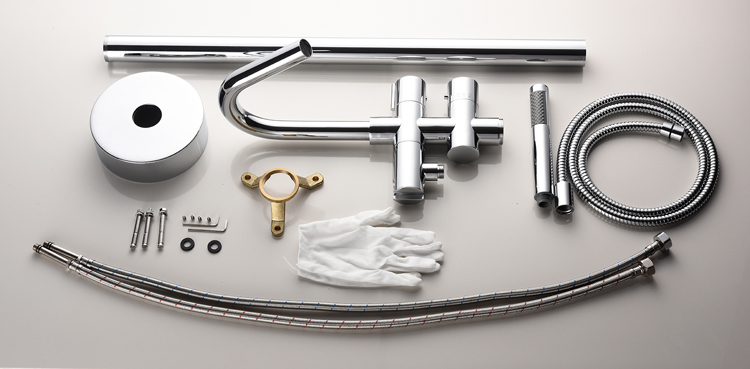 2022 Factorys Price Widespread Faucet Floor-Mount Bathtub Faucet