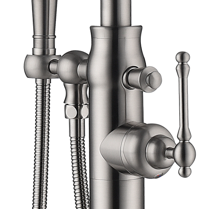 Hot Selling Classical White and Matt Black High Quality Bathtub Tap