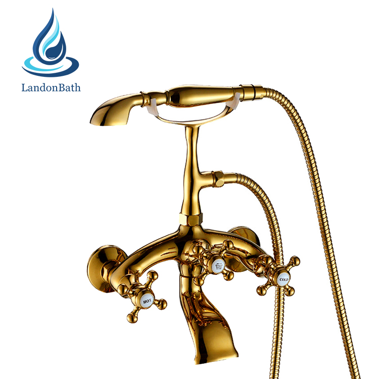 Thermostatic Faucet Brass Chrome Bathtub Tap