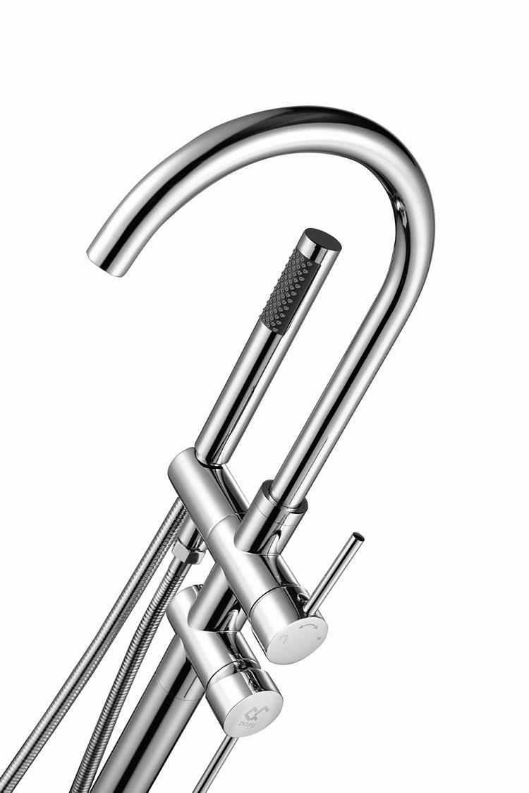 Modern New Design Cheap Floor-Mount Bathtub Faucet