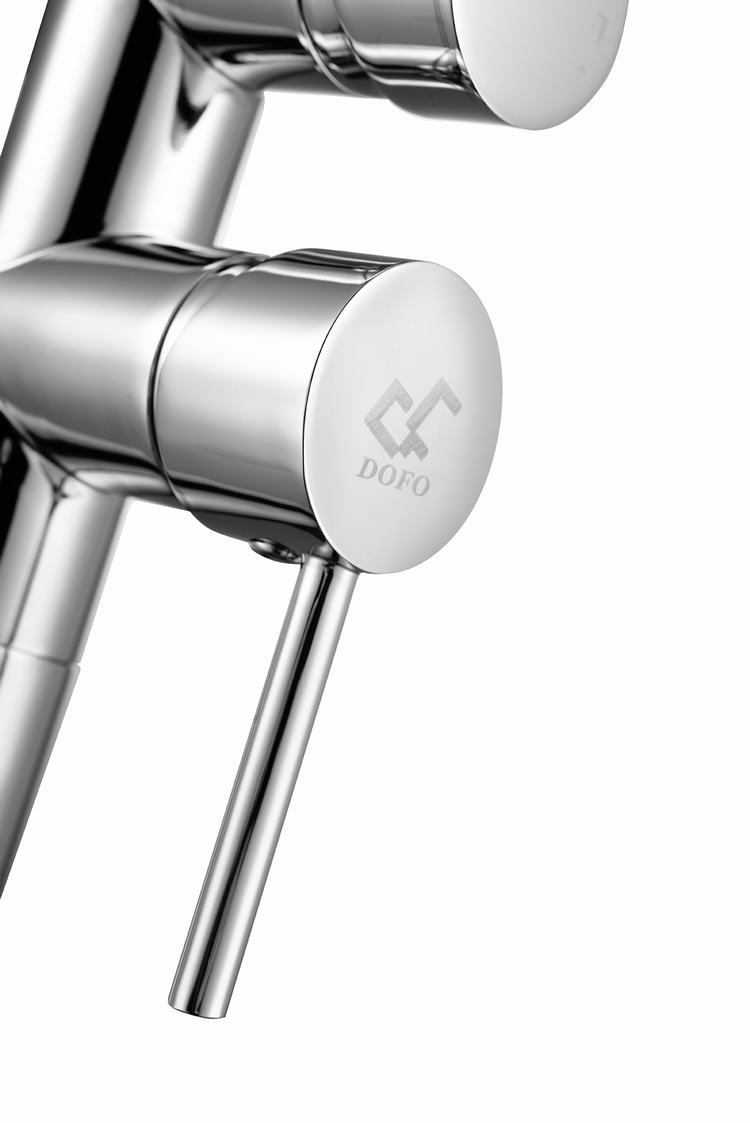 Hot and Cold Water Exchange Thermostatic Bath Shower Faucet