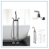 Simple Design Square Round Brass Chrome Bathtub Mixer