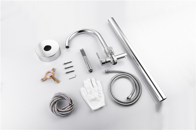 China Taps Factory Cheap Bathroom Faucet Hot and Cold Water Exchange Bathtub Tap