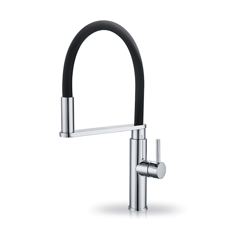 Kitchen Sink Mixer Faucet Classic Single Handle Silicon Spout