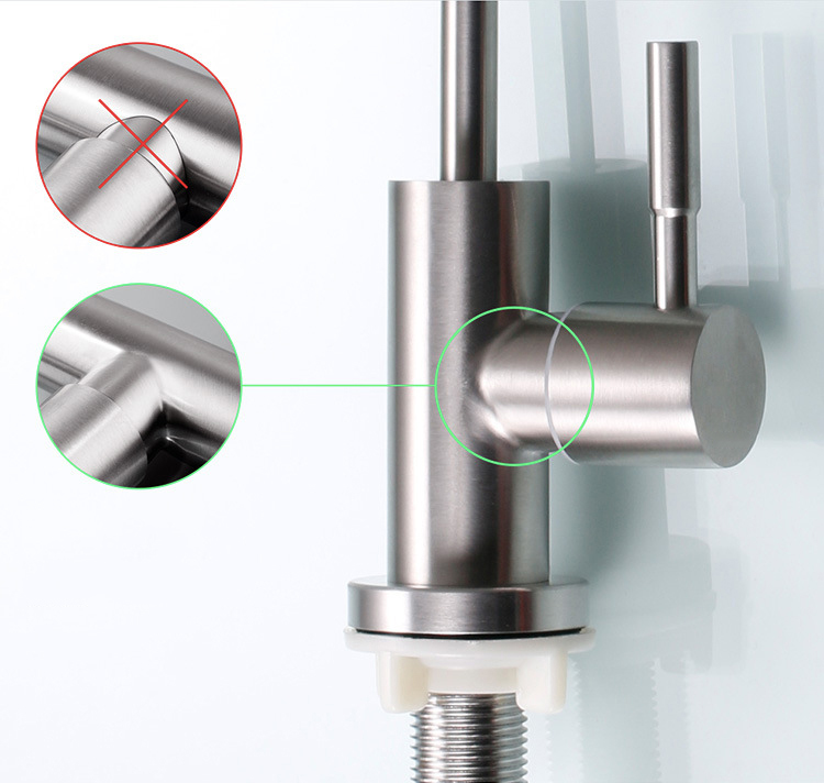 Purified Water Kitchen Faucet Drinking Purifier Mixer 2 Way Tap With Filter 360 Rotate Sink Ro