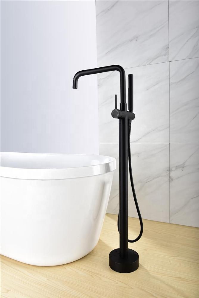 Duck Freestanding Tub Faucet Upc Shower Room With Bathtub Filler Built In Diverter Floor Mounted Bathroom Mixer Bathing
