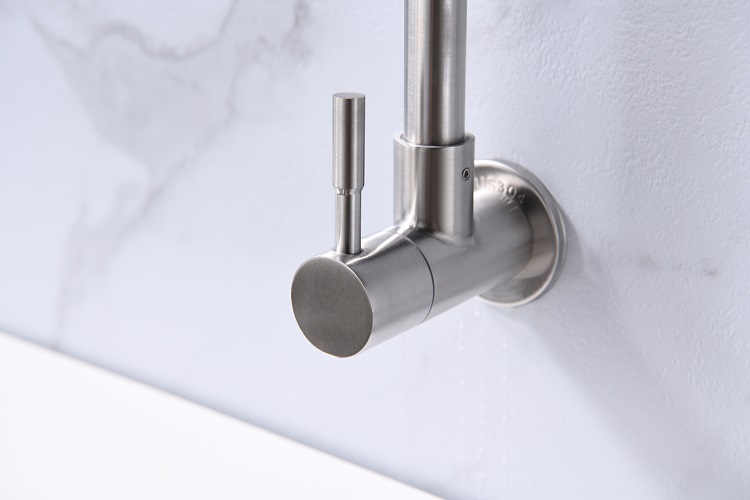 Stainless steel tapware grifo de cocina fra y caliente,Single handle wall mounted kitchen sink tap llave agua faucet