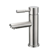 Bathroom Faucet Single Hole Stainless Steel Basin Faucet Hot Cold Water Mixer Tap