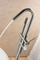 Floor Standing Tub Filler Modern Design Brass Stand Alone Double Handles Bathtub Faucet Floor Stand