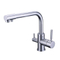 3 Way Dual Handle Sink Taps Purifier Copper Kitchen Faucet