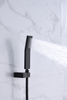 Bathrooms Concealed Shower Set Matt Black Brushed Nickel