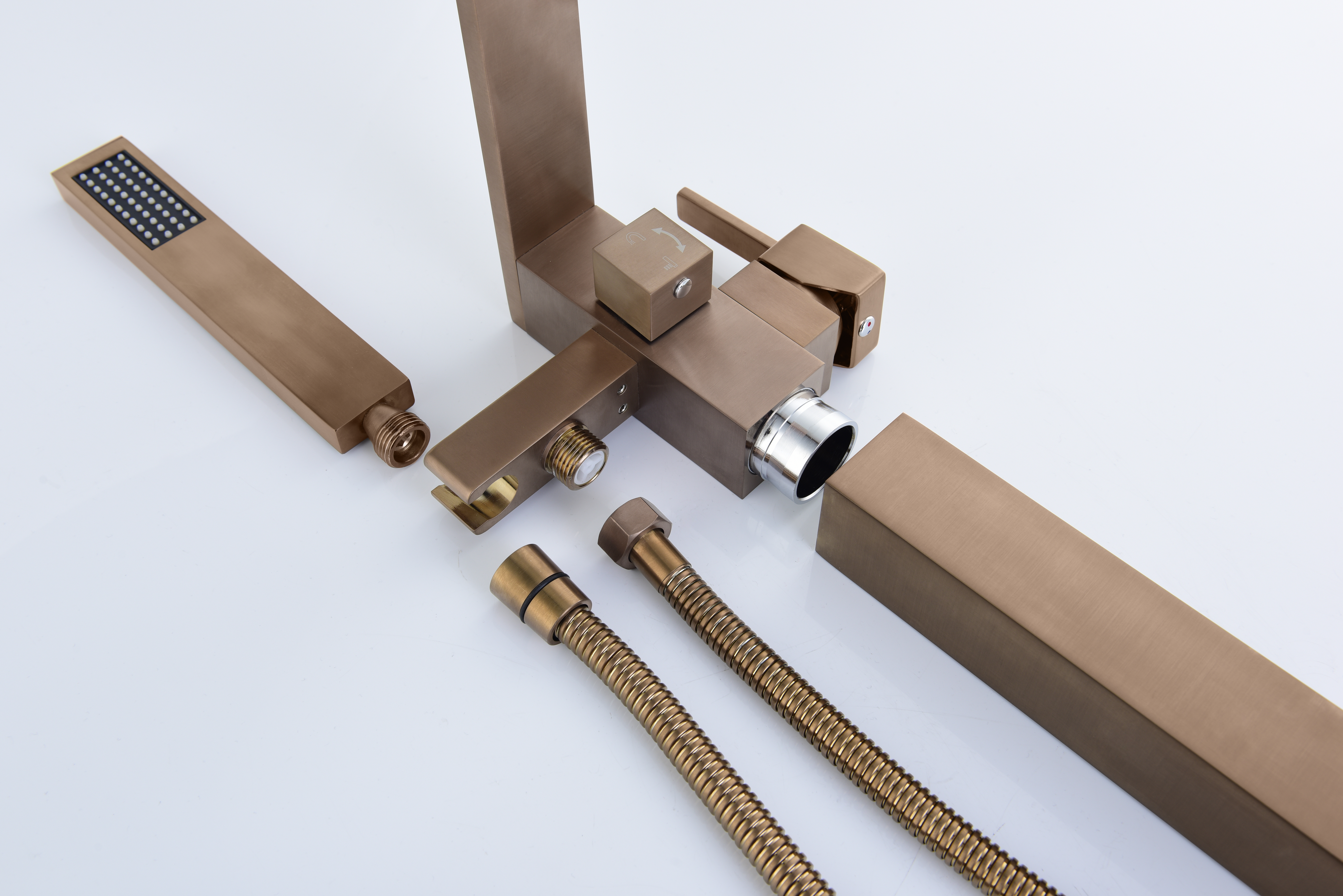 Hot Selling Widespread Faucet Single Handle Thermostatic Bathroom Faucet