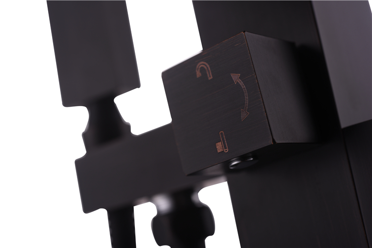 Hot Selling Matt Black Brass Shower Mixer for Villa