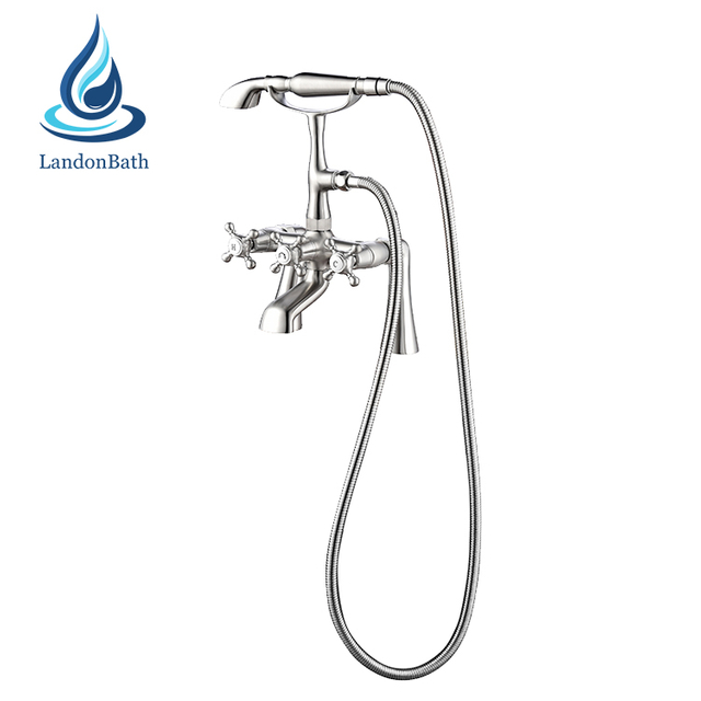 Wall Mounted Shower Mixer Simple Design Zinc Alloy Faucet