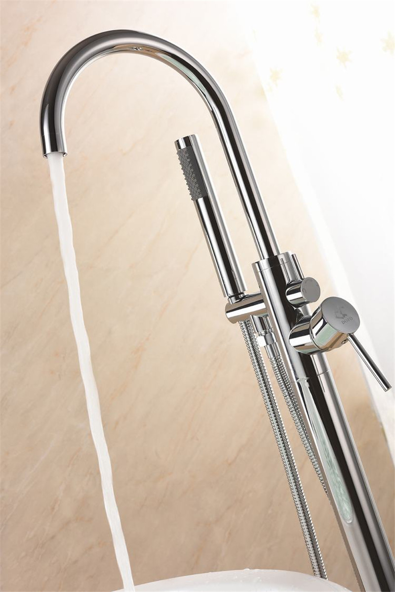 Curved Sanitary Mixer Simple Design Bathroom Faucet