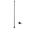 Matt Black Wash Basin Faucet Wall Mounted Faucet Handle Ceiling Shower Faucet