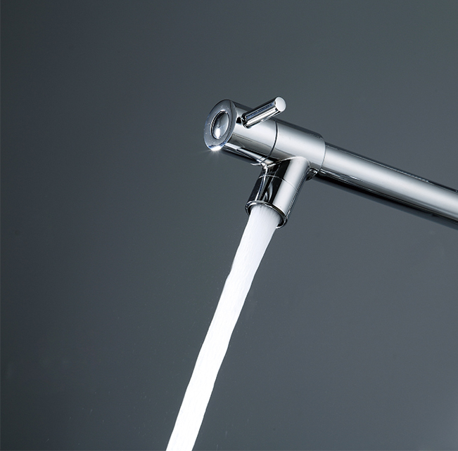 Pipe Style 304 Stainless Steel Brushed Kitchen Water Tap