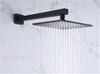 Modern Concealed Luxury Shower Systems With Rainfall Shower Head And Hand Held Shower Combo Kit