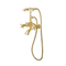 Gold Shower Head With Multi Brushed Faucet Finish Polished Mixer Bath Taps And Classic Set Built In Contemporary Bathroom