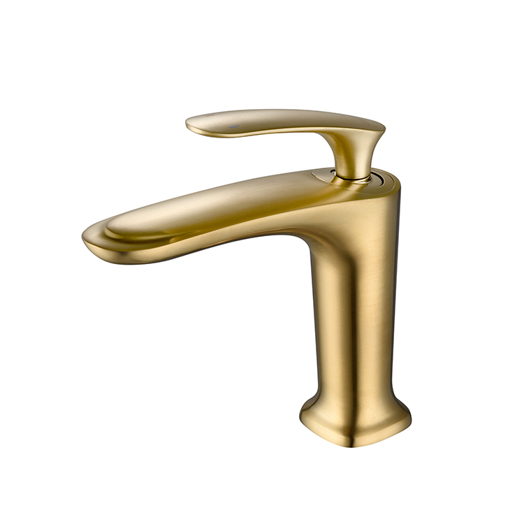 Taps Manufacturer Bathroom Gold Wash Basin Faucet Hot And Cold Water Tap Single Lever Basin Mixer