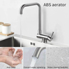 Movable Long Neck Kitchen Faucet Kitchen Wash Basin Sink Tap Foldable Water Tap