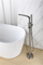 cUPC Approved Bathroom Shower Mixer Floor Standing Tap Matching Stand Bath Tub, Brass Floor Mounted Freestanding Bathtub Faucet
