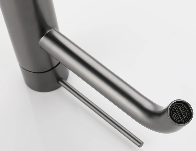 China Wholesale Factory Bathroom Wash Mixer Tap Mixed Hot Cold Water 5 Color Brass Modern Gun Grey Basin Faucet