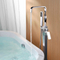 Factory Price Copper Free Standing Mixer Tap Faucet Hot for Bathtub
