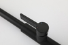 Matte Black Kitchen Sink Mixer Taps Faucet With Pull Down Magnetic Docking Sprayer Head