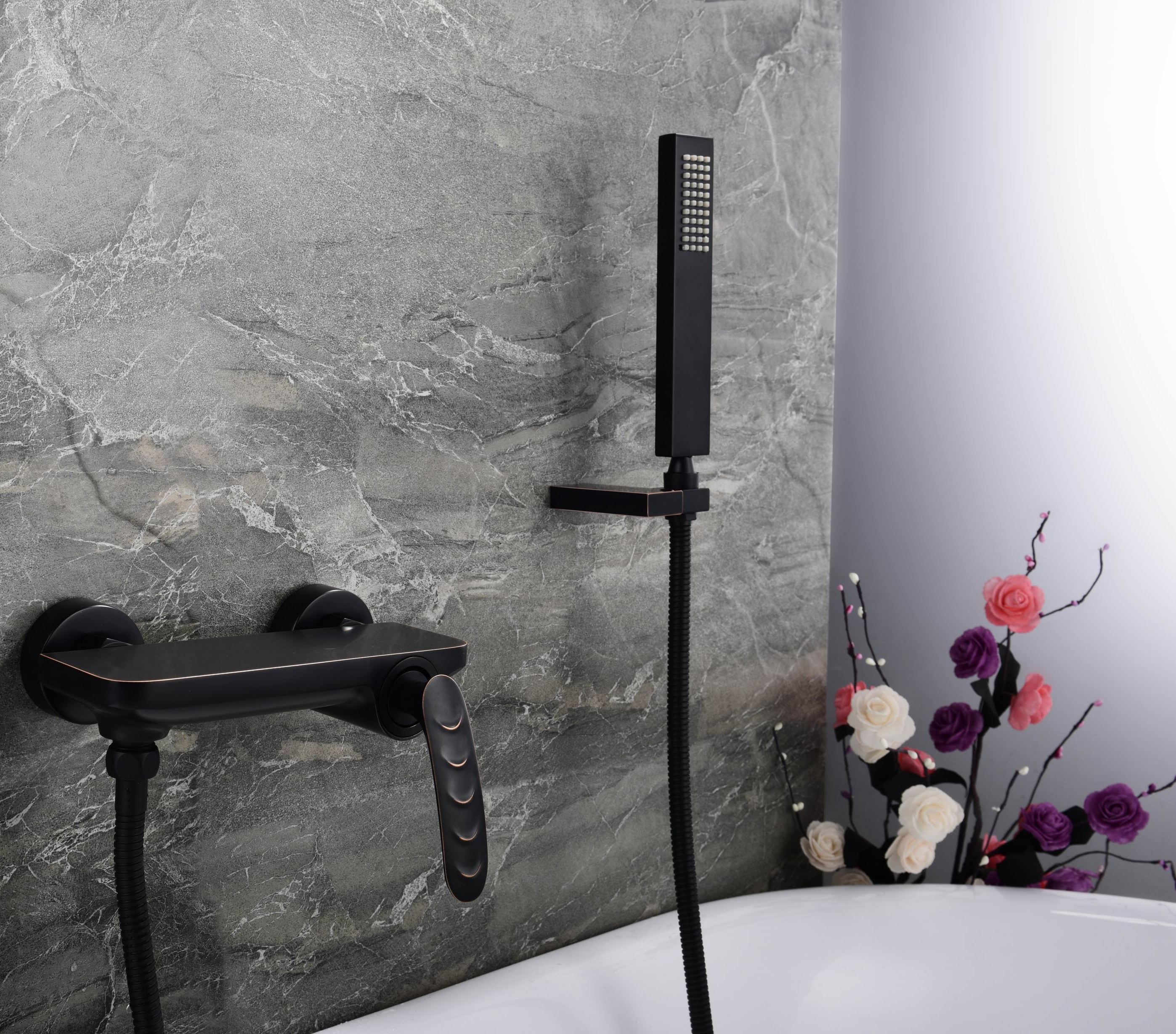 Wall Mounted Shower Set Column Bath Mixer Faucet DF-04307