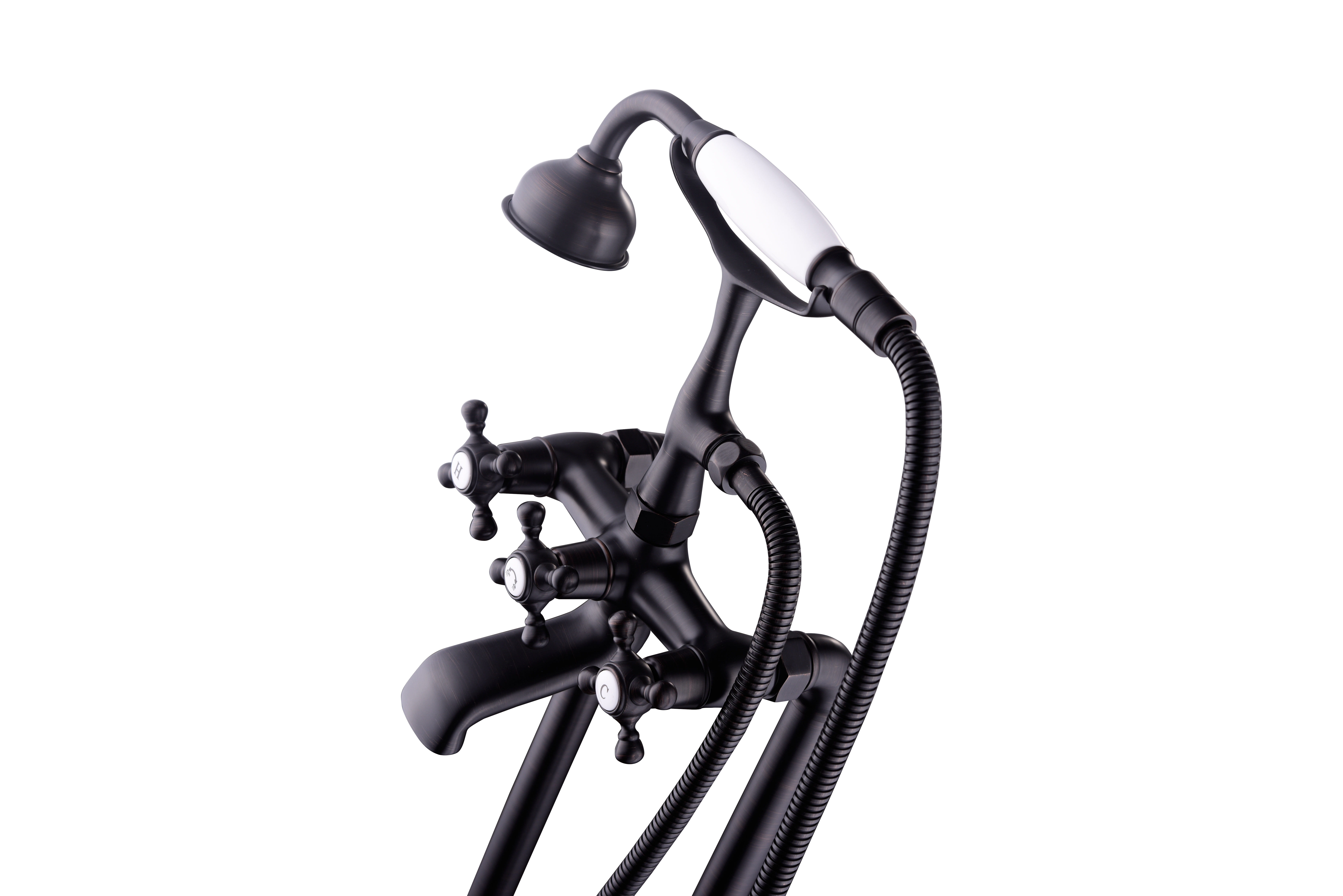 Traditional Faucets French Gold Deck-Mount Bathtub Faucet