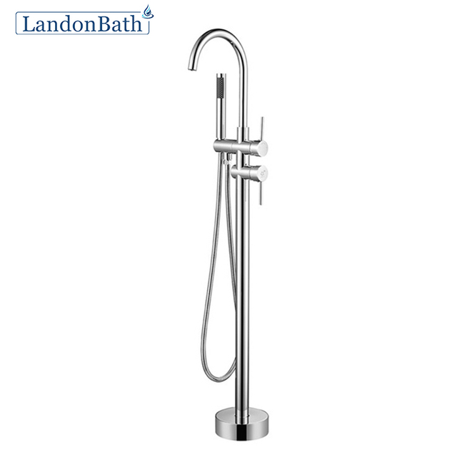 China Taps Factory High Brass Quality Freestanding Faucet
